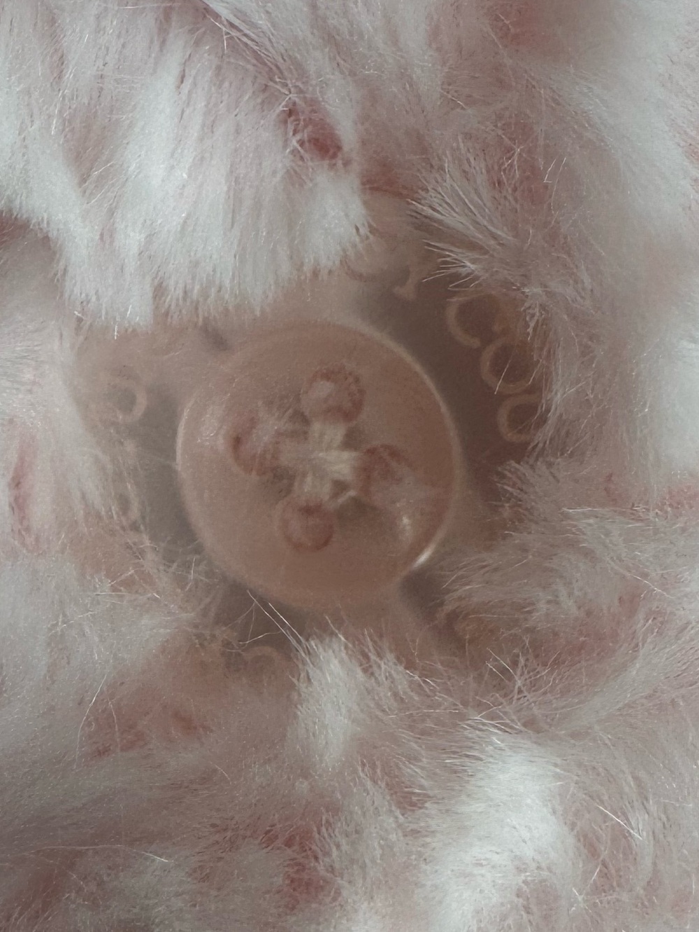 Juicy Couture Toddler Faux Fur Coat Pink Rosette Plush Glam Princess Jacket 3T - Picture 7 of 10